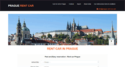 Desktop Screenshot of prague-rent-car.com